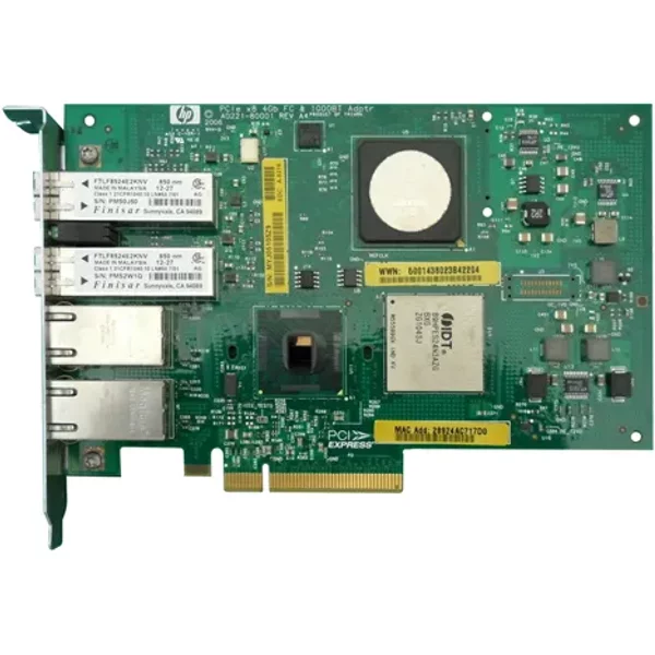 Hp AD222-67103 | 2 X Ports 4Gb/S Fibre Channel Pci Express X8 Host Bus Adapter-image