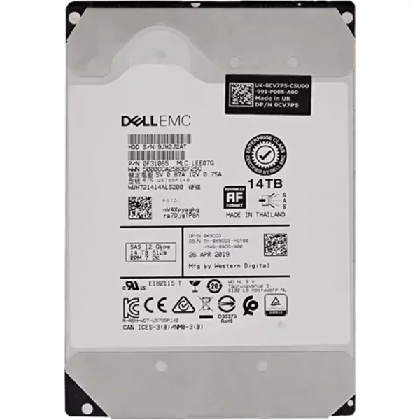 Western Digital WUH721414AL5200 | Ultrastar DC HC530 14TB 7200RPM SAS 12Gb/S 512MB Cache (512) 3.5-Inch Hard Drive-image