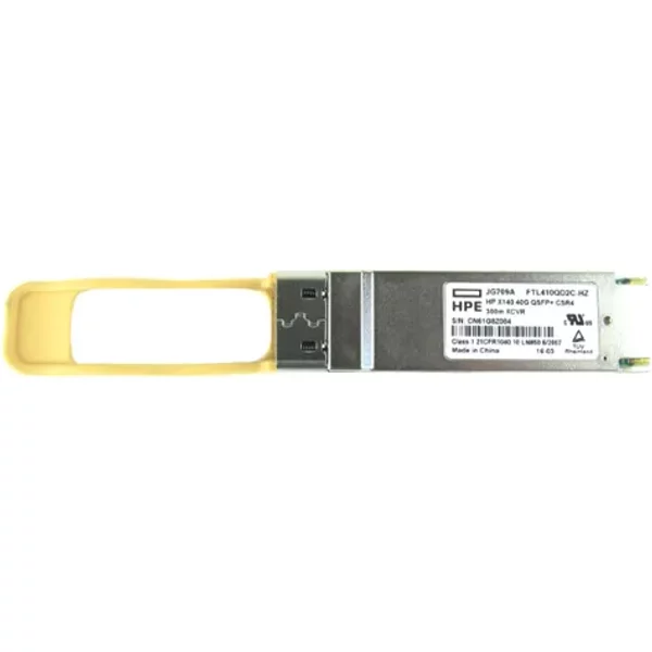 Hp JG709-60001 | X140 40Gb/S 40Gbase-Csr4 Multi-Mode Fibre 850Nm 300M Mpo Connector Qsfp+ Transceiver Module-image