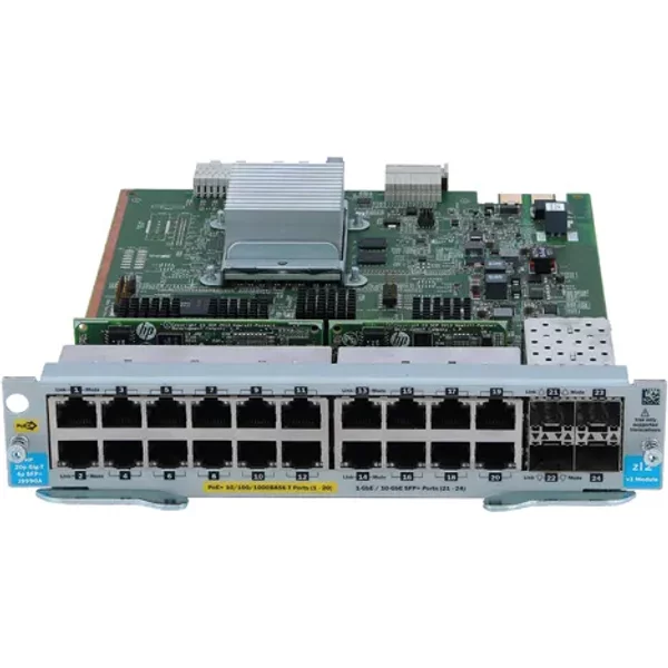 Hp J9990-61001 | 20 X Ports 1000Base-T + 4 X Ports Sfp+ Expansion Module-image