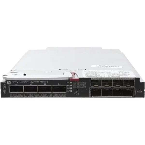 Hp 691367-B21 | Virtual Connect Flexfabric-20/40 F8 16 X Ports 10/20Gbe + 8 X Ports Sfp+ (Uplink) + 4 X Ports Qsfp+ + 2 X Ports 20Gbe Module For C-Class Bladesystem-image