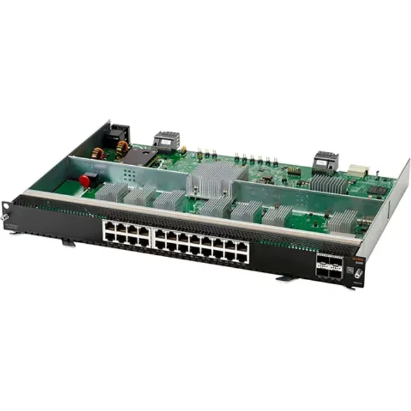 Hp R0X42C | Aruba 6400 24 X Ports 10Gbase-T + 4 X Ports SFP56 RJ-45 Connector Expansion Module-image