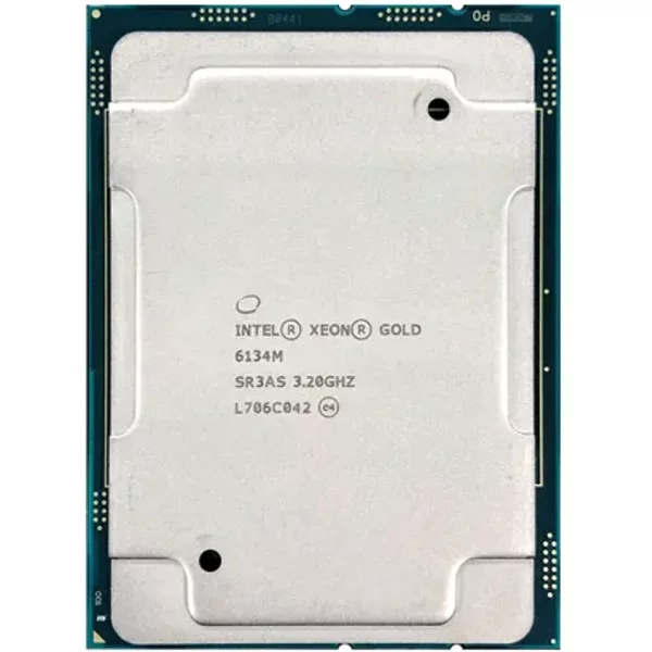 Intel GOLD6134 | Xeon Gold 6134M 8-Core 3.20Ghz 10.40Gt/S Qpi 24.75MB L3 Cache Socket LGA3647 Processor-image