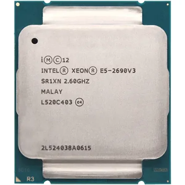 Intel 2690-V3 | Xeon E5-2690 V3 12-Core 2.60Ghz 9.6Gt/S Qpi 30MB L3 Cache Socket LGA2011 Processor-image