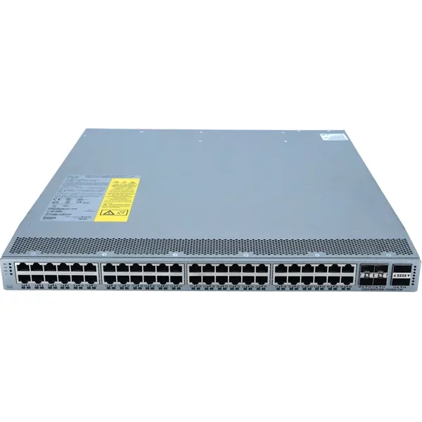 Cisco N9K-C9348GC-FXP-RF | Nexus 9300 Series 48 X Ports 10/100/1000Base-T + 4 X Ports SFP28 + 2 X QSFP28 Layer 3 Managed 1U Rack-Mountable Gigabit Ethernet Network Switch-image
