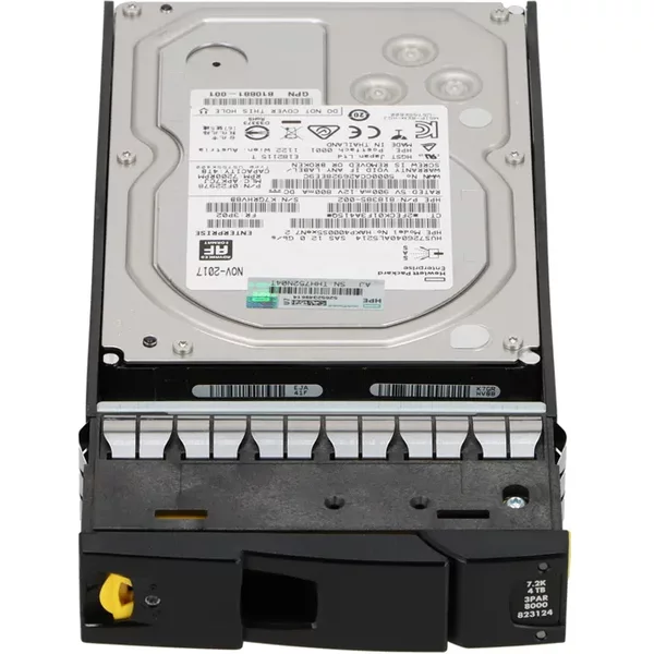 HP 823124-001 | 4TB 7200RPM Nearline SAS 12Gb/S 128MB Cache 3.5-Inch Hard Drive For Storeserver 8000-image