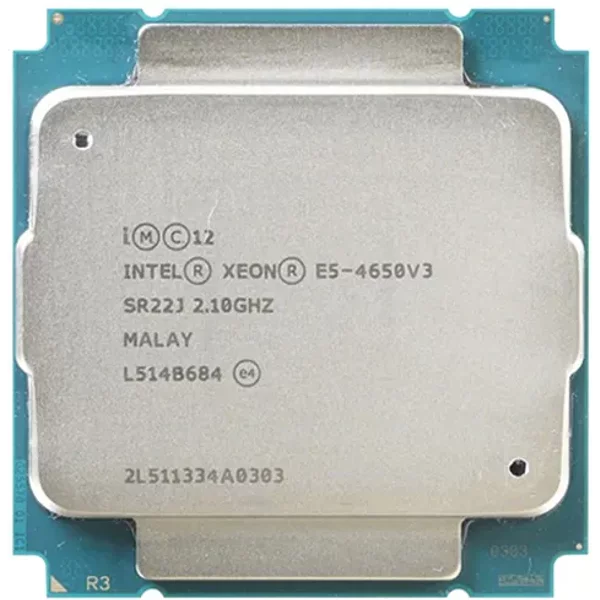 Intel SR22J | Xeon E5-4650 V3 12-Core 2.10Ghz 9.60Gt/S Qpi 30MB L3 Cache Socket FCLGA2011-3 Processor-image