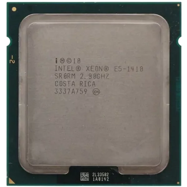 Intel E5-1410-V1 | Xeon E5-1410 Quad-Core 2.80Ghz 5.00Gt/S Qpi 10MB L3 Cache Socket LGA1356 Processor-image