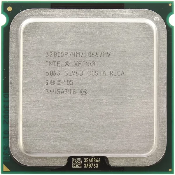 Intel BX805555063P | Xeon 5063 Dual-Core 3.20Ghz 1066Mhz Fsb 4MB L2 Cache Socket LGA771 Processor-image