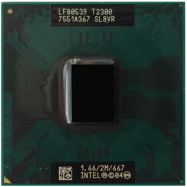 Hp 430902-001 | 1.66Ghz 667Mhz Fsb 2MB L2 Cache Socket PGA478 Intel Core Duo T2300 Dual-Core Processor-image