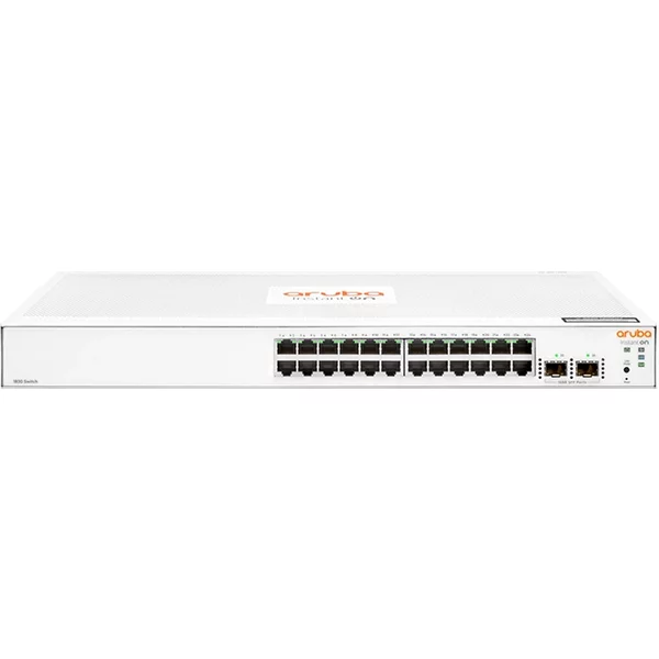 Hp JL812A#ABA | Aruba Instant On 1830 24 X Ports 10/100/1000Base-T + 2 X Sfp Ports Layer 2 Managed 1U Rack-Mountable Gigabit Ethernet Network Switch-image