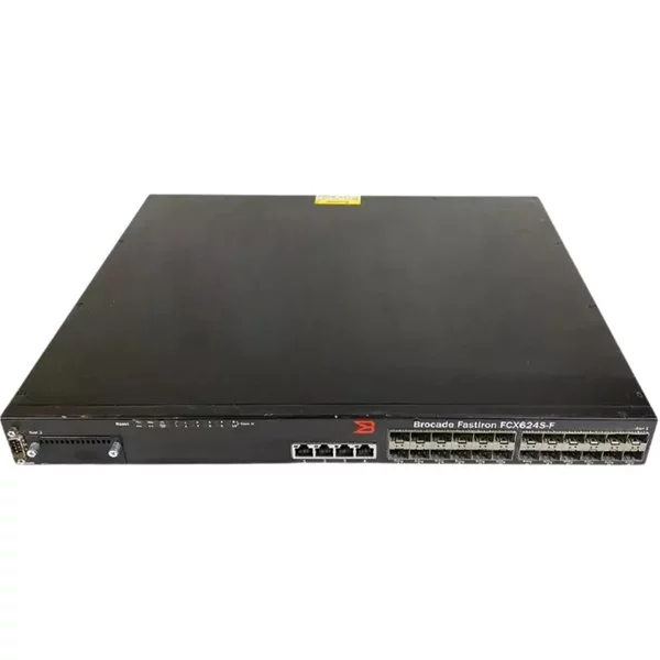 Brocade FCX624S-F | Fcx Series 24 X Ports 1000Base-T Sfp 4X Ports Gigabit Ethernet Layer 3 Managed Network Switch-image
