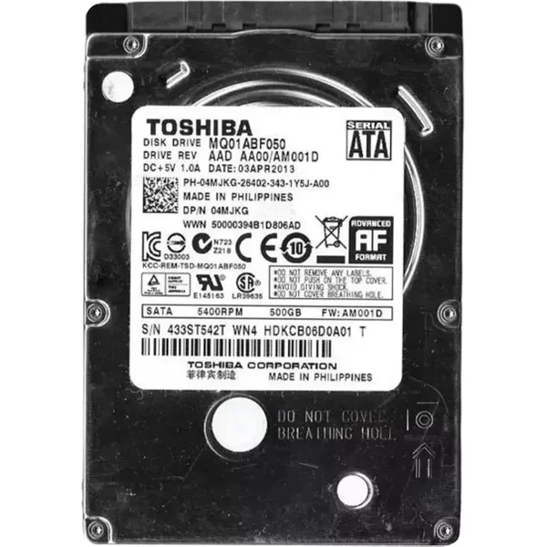 Dell 04MJKG | 500GB 5400RPM Sata 6Gb/S 8MB Cache 2.5-Inch Hard Drive-image