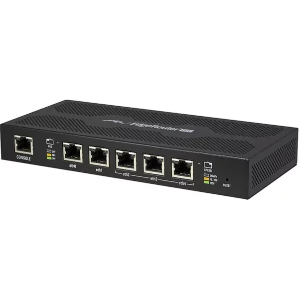Ubiquiti Erpoe-5 | Edgerouter 2 X Poe 1000Base-T Router Ports + 3 X Poe 1000Base-T Switch/Router Ports Advanced Network Router-image