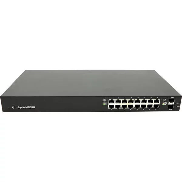 Ubiquiti ES-16-150W | Edgeswitch 16 X RJ-45 Ports Poe+ 1000Base-T + 2 X Sfp Ports Layer 2 Managed 1U Rack-Mountable Gigabit Ethernet Network Switch-image
