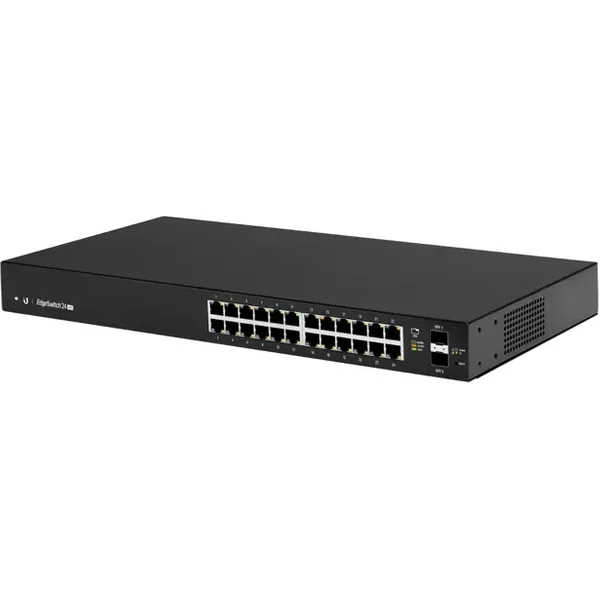 Ubiquiti ES-24-LITE | Edgeswitch 24 X RJ-45 Ports 1000Base-T + 2 X Sfp Ports Layer 3 Managed Gigabit Ethernet Network Switch-image