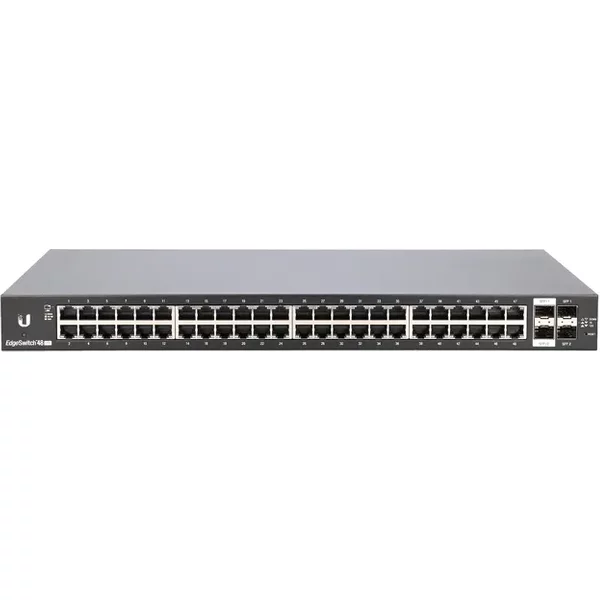 Ubiquiti ES-48-LITE | Edgeswitch 48 X RJ-45 Ports 1000Base-T + 2 X Sfp Ports + 2 X Sfp+ Ports Layer 3 Managed Rack-Mountable Gigabit Ethernet Network Switch-image