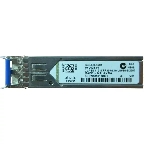 Cisco 1PGLC-LH-SMD | 1Gb/S 1000Base-Lx Single-Mode Fibre 1310Nm 10Km Duplex Lc Connector Sfp (Mini-Gbic) Transceiver Module-image