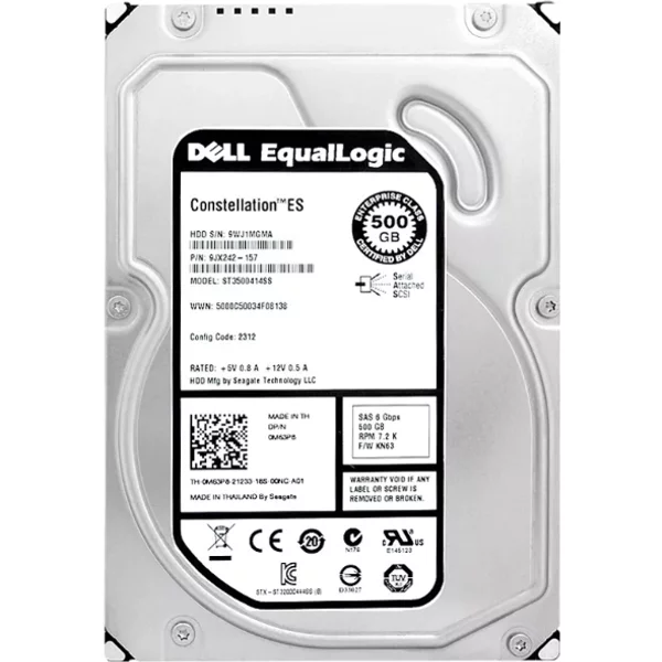 Seagate 9JX242-157 | Constellation ES Series 500GB 7200RPM SAS 6Gb/S 16MB Cache (Ce) 3.5-Inch Hard Drive-image