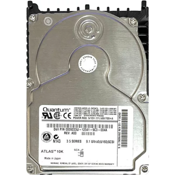 Dell 009223U | 9.1GB 10000RPM Ultra-160 Scsi 80-Pin 2MB Cache 3.5-Inch Internal Hard Drive-image