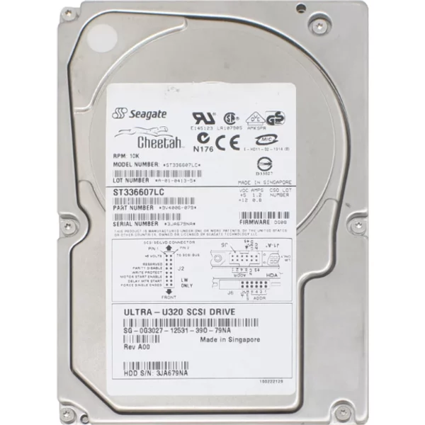 Dell G3027 | 36GB 10000RPM Ultra320 Scsi Hot-Swappable 80-Pin 3.5-Inch Hard Drive For Poweredge Servers-image