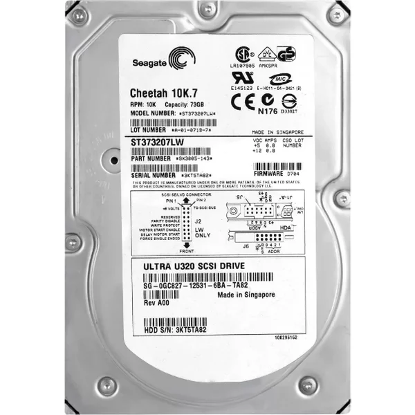 Dell GC827 | 73GB 10000RPM Ultra320 Scsi 8MB Cache 68-Pin 3.5-Inch Hard Drive-image