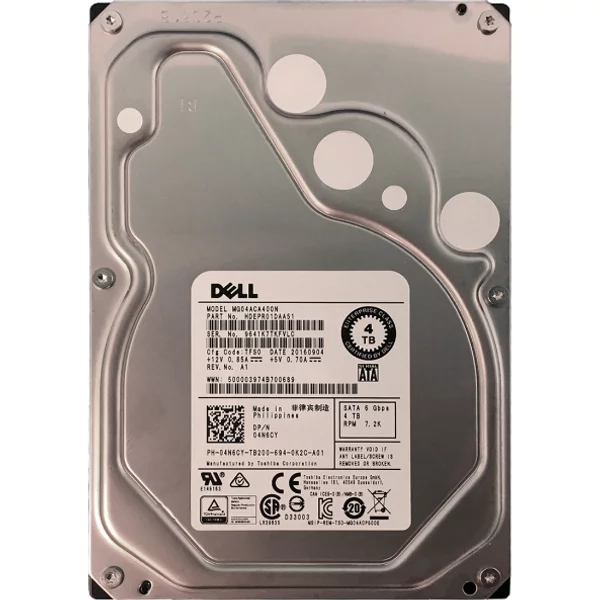 Toshiba MG04ACA400N | Enterprise Capacity MG04 Series 4TB 7200RPM Sata 6Gb/S 128MB Cache 3.5-Inch Nearline Hard Drive-image