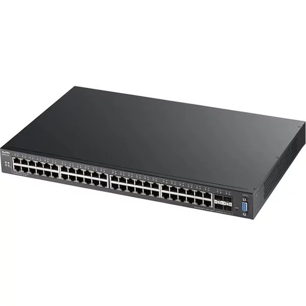 Zyxel XGS2210-52HP | 48 X Ports Poe+ 10/100/1000Base-T + 4 X Sfp+ Ports 10Base-X Layer 2 Managed 1U Rack-Mountable Gigabit Ethernet Network Switch-image