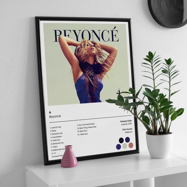 Beyonc - 4 - Album Premium Matte Vertical Posters-image