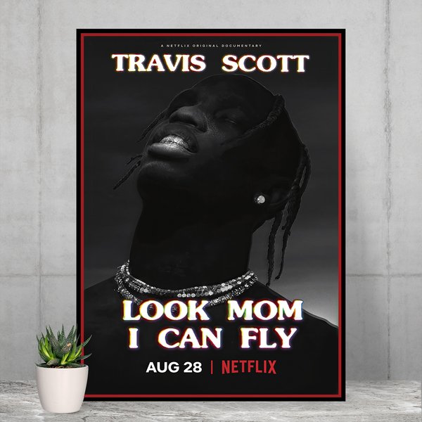 Travis Look Mom I Can Fly Poster-image