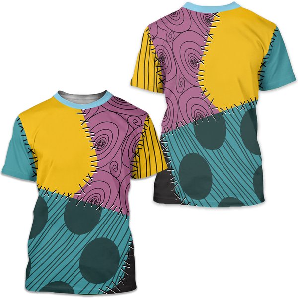 Kid's Sally Nightmare Shirt Costume Halloween Cosplay-image