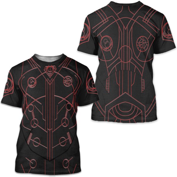 Druig Shirt, Eternals Inspired Costume, Druig Cosplay 3D Tshirt-image