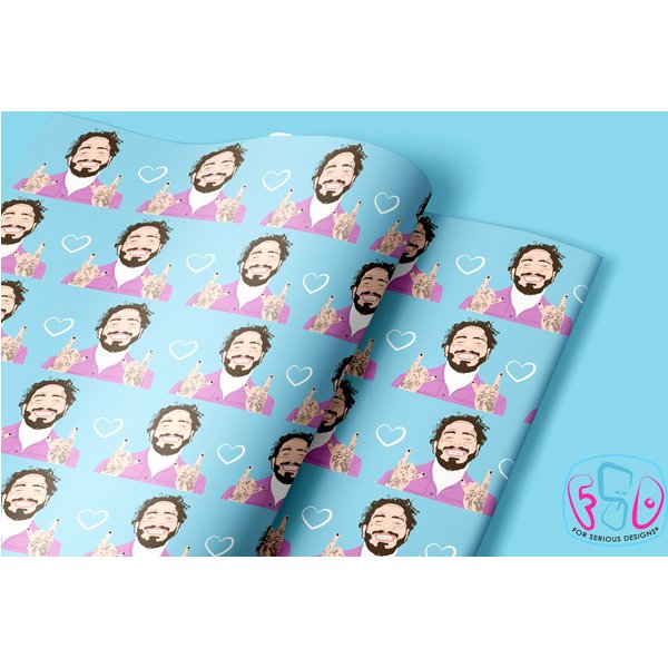 Post Malone Funny Gift Wrapping Paper