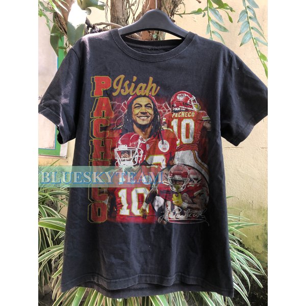 Vintage 90S Graphic Style Isiah Pacheco T-Shirt, Isiah Pacheco Shirt-image