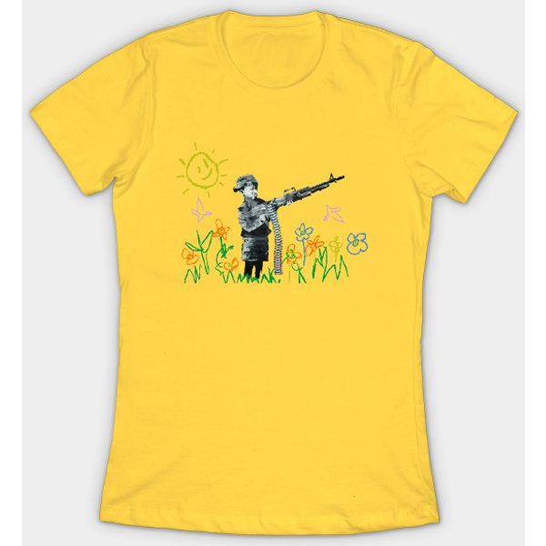 Banksy Child Soldier - Banksy - T-Shirt-image