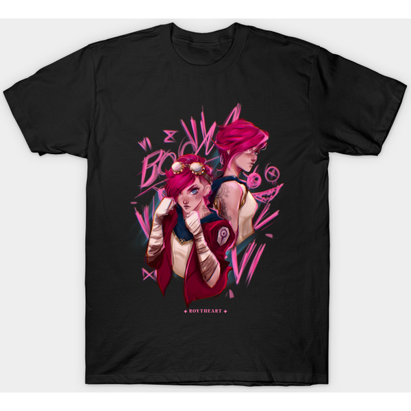Vi Arcane - Vi League Of Legends - T-Shirt-image
