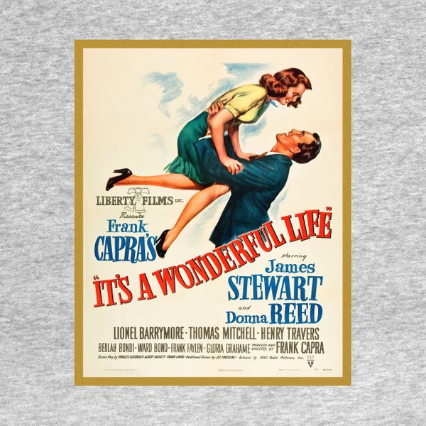 It's A Wonderful Life Movie Poster - Its A Wonderful Life - T-Shirt-image