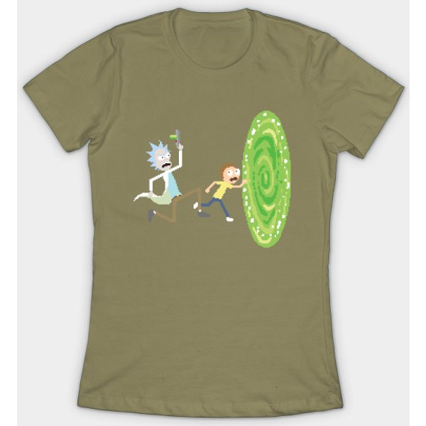 Pixel Rick And Morty - Rick And Morty - T-Shirt-image