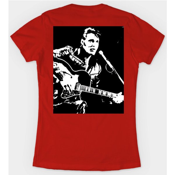 Elvis Playing Guitar - Elvis Presley - T-Shirt-image