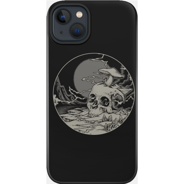 Lost Voyager - Circle - Skull - Phone Case