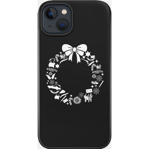 Supernatural Christmas Wreath Pattern - Supernatural - Phone Case-image