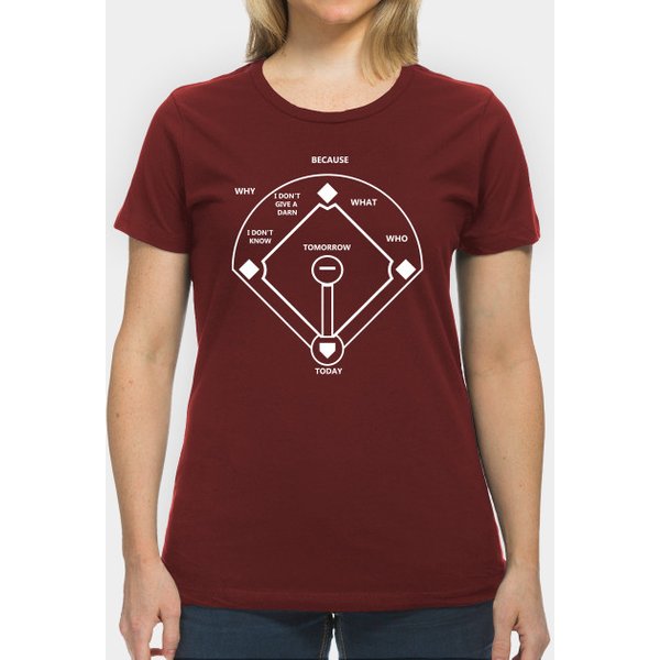 Who'S On First Baseball Love Funny Classic - Baseball - T-Shirt-image