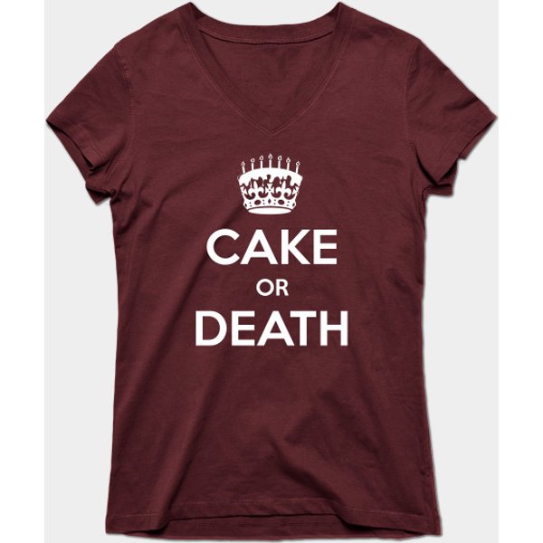 Cake Or Death - Comedy - T-Shirt-image