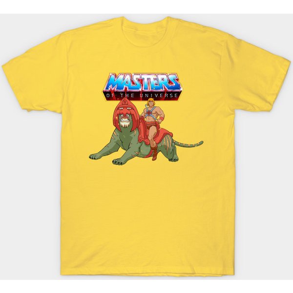 He-Man And Battle Cat - He Man - T-Shirt-image