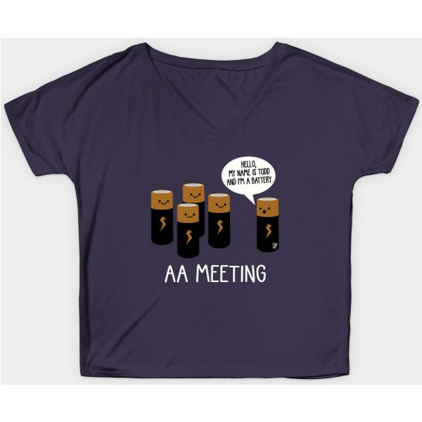 Aa Meeting - Funny - T-Shirt-image