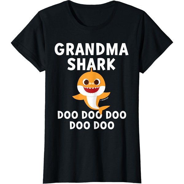 Womens Pinkfong Grandma Shark Official T-Shirt-image