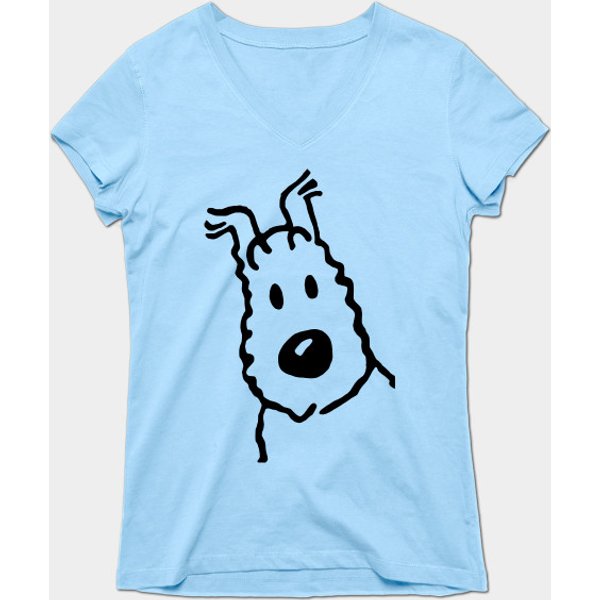 Snowy Dog Lover Milou - Tintin - T-Shirt-image