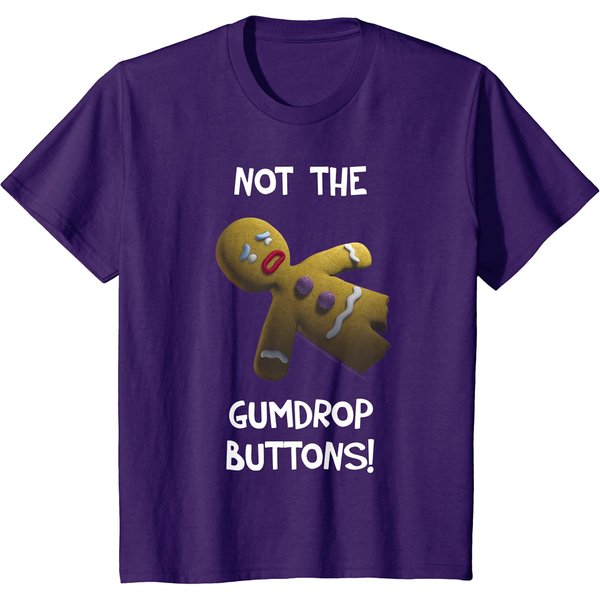 Shrek Gingerbread Man Not The Gumdrop Buttons T-Shirt-image