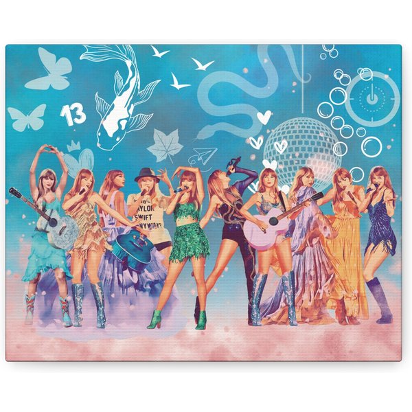 Taylorr Swifts Erass Tours Canvas, Taylorr Swifts Poster-image