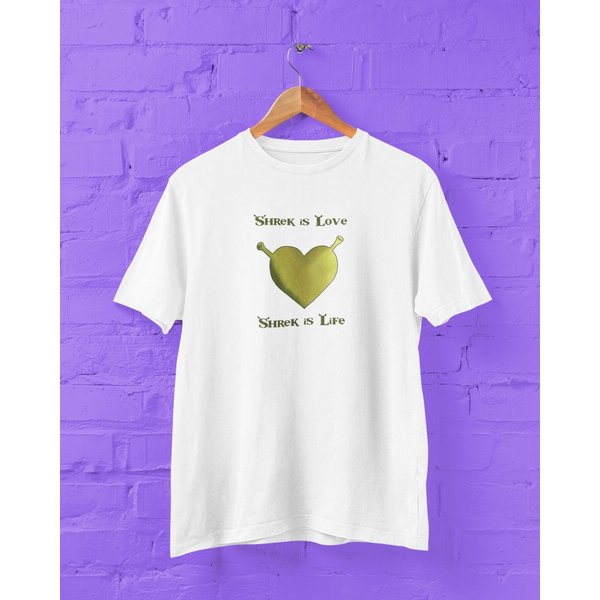Funny Shrek T-Shirt - Shrek Is Love, Shrek Is Life-image